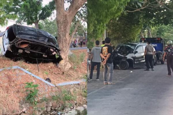 Diduga Mengantuk, Pengemudi Xenia Tewas Tabrak Pohon di Jalan Kapas-Dander Bojonegoro