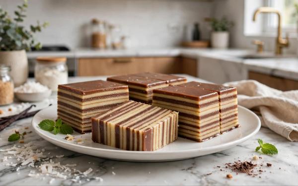 Cara Membuat Kue Lapis Hunkwe Cokelat Vanila, Cocok untuk Arisan dan Ide Jualan