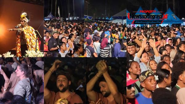 Pesta Rakyat Tutup Festival Pesona Raja Ampat 2026, Warga Waisai dan Wisatawan Larut dalam Sukacita