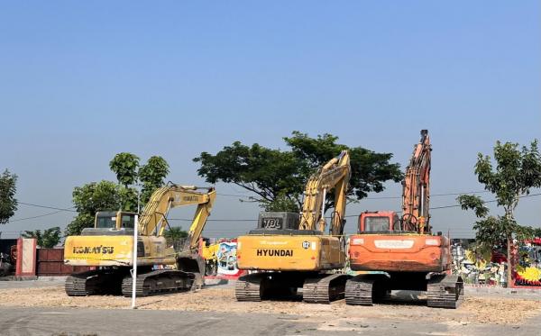 Polisi Amankan 3 Excavator dari Tambang Diduga Ilegal di Tawangsari Sukoharjo