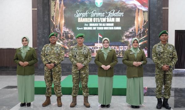 Pangdam IM Pimpin Serah Terima Jabatan Danrem 011/Lilawangsa