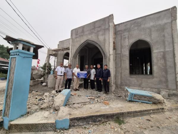 Bantu Pembangunan Masjid Al Ikhlas di Belitung, PT Timah Kucurkan Rp400 Juta