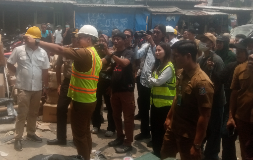 Pemkot Tangsel Akan Telusuri Izin Usaha Gudang Meledak di Pasar Cimanggis Tangsel