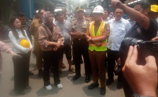 Bahaya Roboh, Pemkot Tangsel Minta Ruko Terdampak Ledakan Pasar Cimanggis Dibongkar