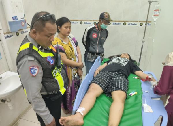 Diduga Melaju Kencang, Mahasiswi 19 Tahun Tabrak Motor di Tanjungsari Taman Sidoarjo