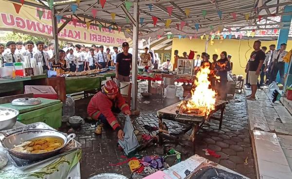 Kantin SMPN 1 Kaliwungu Nyaris Terbakar, Api dari Kompor Gas Bikin Siswa Panik