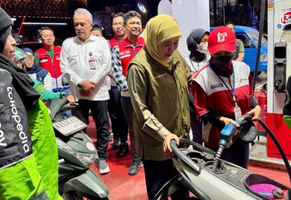 Konsumsi Pertalite di Malang Melonjak, Pasokan BBM Naik Jadi 407 KL per Hari, Gubernur Cek SPBU