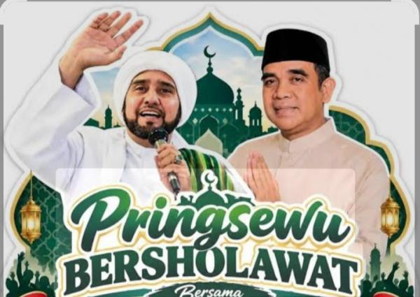 Semarak Hari Santri 2026, Pringsewu Bersalawat Bersama Habib Syech
