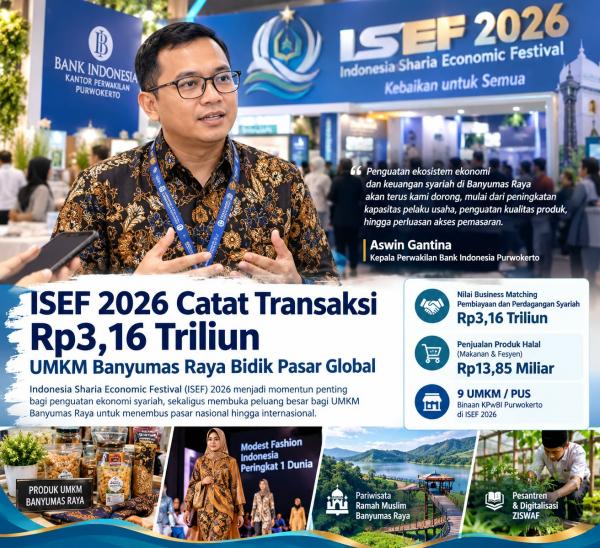 Sembilan UMKM Banyumas Raya Unjuk Produk di ISEF 2026