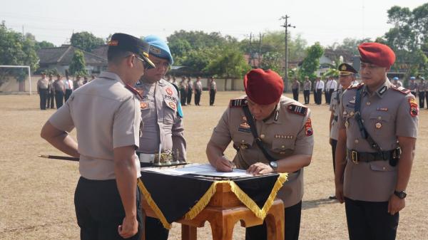 Polres Sragen Mutasi Empat Pejabat, Ini Daftar Nama Penggantinya