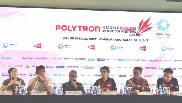 16 Negara Bersaing di Polytron Kudus Indonesia Masters 2026, Ginting Jadi Andalan Tuan Rumah