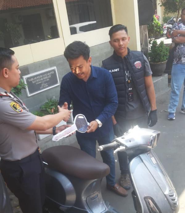 Maling Gasak Vespa Metik di Parkiran Padel, Polres Ciko Ringkus 3 Pelaku Kurang dari 24 Jam