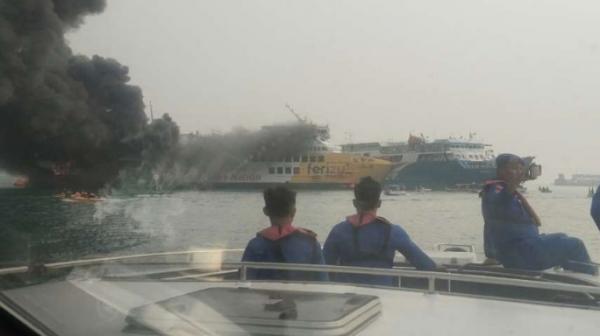 Update KMP Batu Mandi Terbakar di Pelabuhan Merak Cilegon, Seluruh Penumpang Selamat