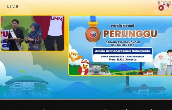 Siswi SMAK Tirtamarta Raih Medali OSN 2026, Perjuangan yang jadi Inspirasi