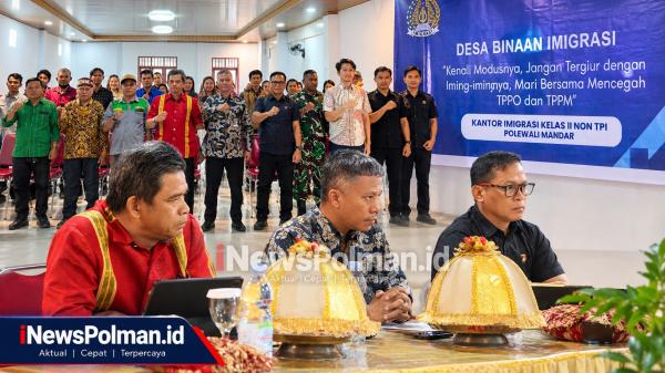 Cegah Perdagangan Orang, Imigrasi Polewali Mandar Edukasi Warga Desa Osango