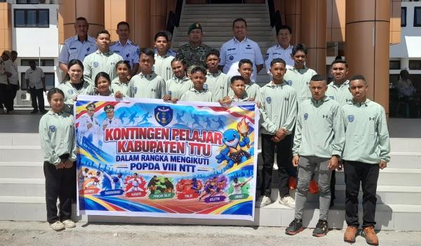 Lepas 119 Atlet POPDA ke Kupang, Bupati TTU Sebut Prestasi Jadi Tiket Masa Depan