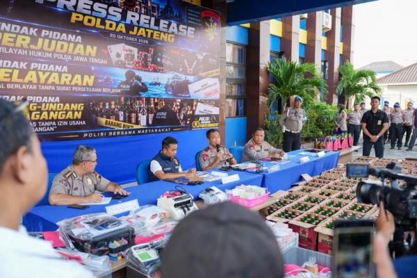 Polda Jateng Sikat Judi Togel Lintas Daerah, Salah Satunya di Grobogan, Rekening Rp2,4 Miliar Diblok