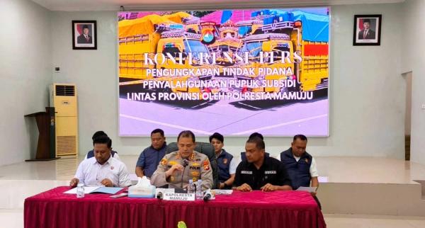 Polresta Mamuju Bongkar Sindikat Pupuk Subsidi, Diduga Akan Disalurkan ke Perusahaan Sawit