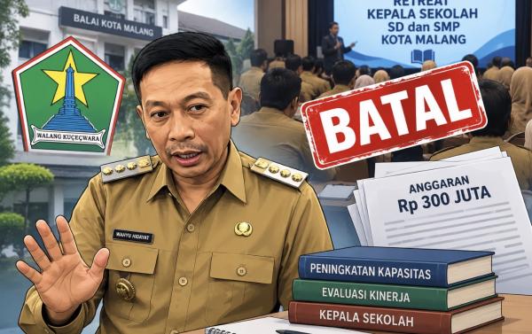 Wali Kota Malang Pastikan Retreat Kepala Sekolah Batal, Begini Nasib Program Evaluasinya