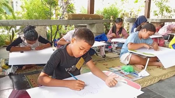 Tanamkan Pesan Perdamaian Sejak Dini Lewat Lomba Lukis Poster di Magelang