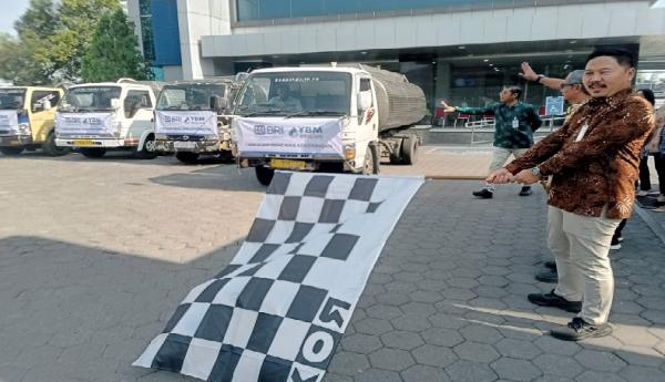 Krisis Air Bersih di Sragen, YBM Brilian Salurkan Bantuan Bertahap ke 7 Kecamatan