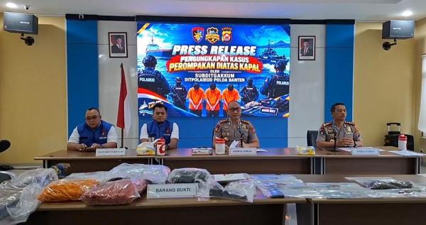 Pencurian Suku Cadang Dua Kapal di Banten Terungkap, Kerugian Capai Rp800 Juta