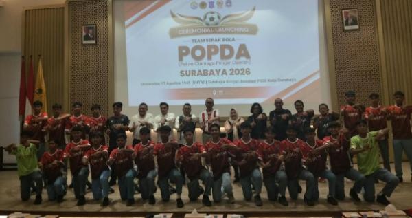 Surabaya Bidik Emas POPDA Jatim 2026, 22 Pemain Muda Siap Bertarung di Ngawi