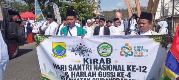 Ribuan Santri Meriahkan Hari Santri di Sindangbarang Cianjur