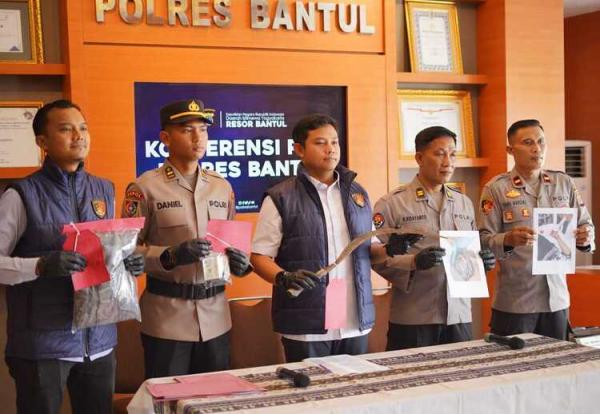 Diawali Pesta Miras, 2 Pemuda Bantul Lakukan Kejahatan Jalanan