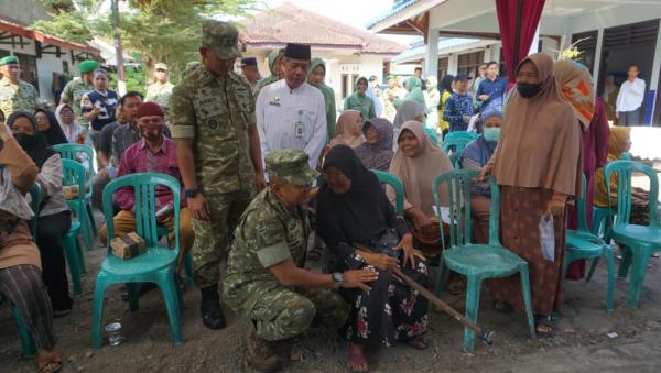 Korem Rehabilitasi Panti Asuhan Mandhanisiwi dan Gelar Pengobatan Gratis