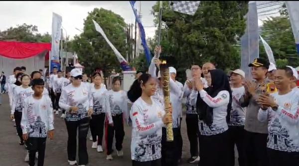 Air Mata Alfa dan Estafet Obor Porprov Jateng 2026 di Kabupaten Semarang