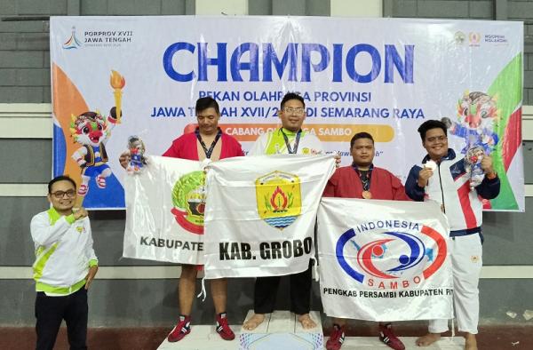 Grobogan Dulang 11 Emas di Porprov Jateng 2026, Cabor Sambo Penyumbang Terbanyak