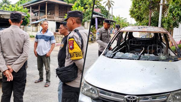 Mobil Avanza Terbakar Saat Diperbaiki, Sopir Travel di Polman Alami Luka Bakar