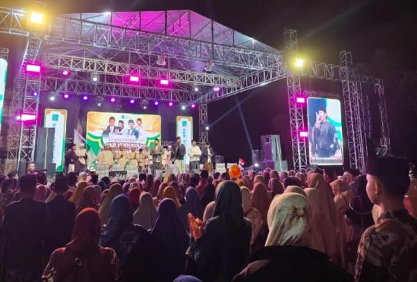 Ribuan Warga Hadiri Puncak Hari Santri 2026 PKB Ponorogo, Ada Shalawat dan Pengajian