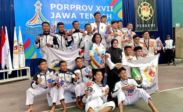 Berjuang di Tengah Jadwal Padat, Atlet Kempo Banyumas Persembahkan 11 Medali