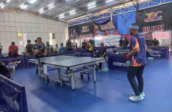 Peringati Sumpah Pemuda, Journalist Spin Club Gulirkan Lomba Tenis Meja di Depok
