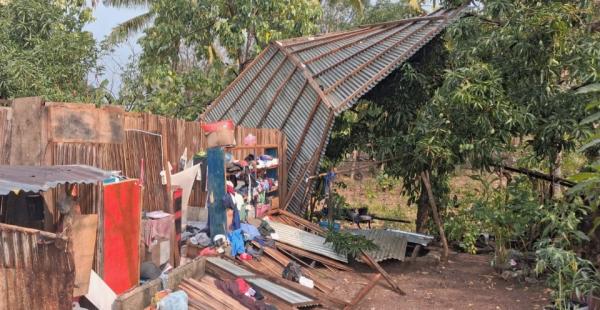 BPBD TTU Sebut 9 Rumah Warga jadi Korban Badai Hujan Angin di Kefamenanu