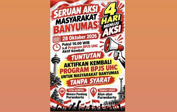 Jelang Aksi 28 Oktober, Aliansi Rakyat Banyumas Fokus Kawal Pengaktifan UHC