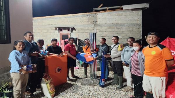 Korban Bencana Angin Kencang Dapat Bantuan Tanggap Darurat dari BPBD TTU
