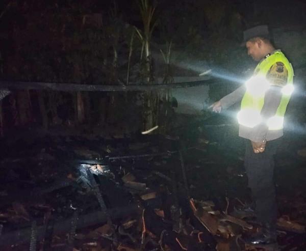 Rumah Seorang Lansia di Tegowanu Groboga Ludes Terbakar, Diduga Akibat Korsleting Listrik