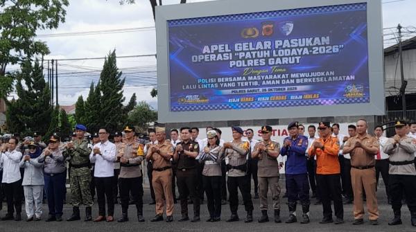 Operasi Patuh Lodaya 2026 di Garut Sasar Pelanggar Lalu Lintas Selama 14 Hari