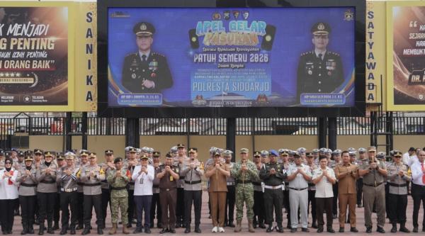 Operasi Patuh Semeru di Sidoarjo Dimulai, Polisi Sasar Delapan Pelanggaran Lalu Lintas