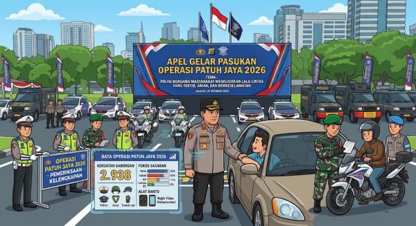 Lawan Arus dan Tak Pakai Helm Jadi Sasaran Utama Operasi Patuh Jaya 2026, Catat Tanggalnya