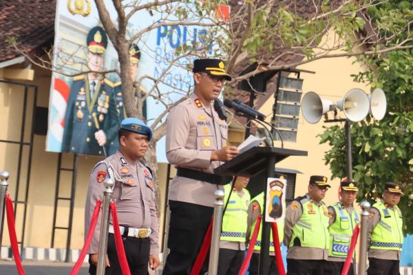 Operasi Patuh Candi 2026 Dimulai, Polres Sragen Kerahkan 66 Personel