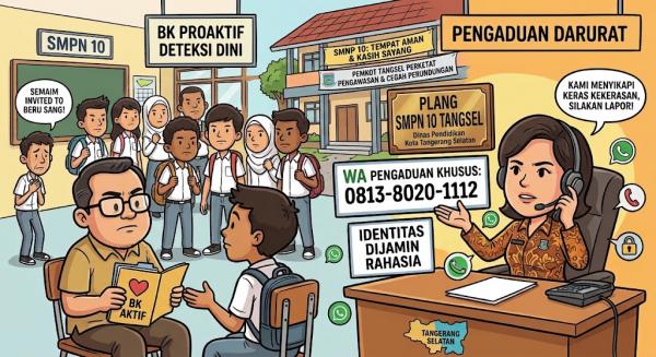 Kecam Perundungan di SMPN 10, Pemkot Tangsel Perketat Pengawasan dan Buka Layanan Pengaduan Darurat