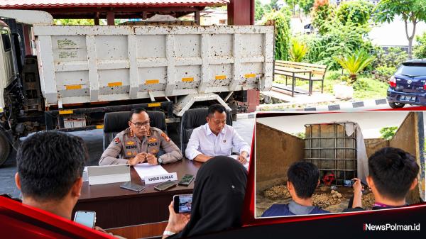 Polda Sulbar Bongkar Dugaan Penyelewengan Solar di Polman, 1.617 Liter Diangkut Dump Truck