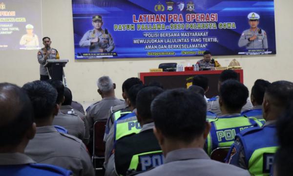 Operasi Patuh Pallawa 2026 di Gowa, 30 Persen Penindakan Ditargetkan Lewat Tilang