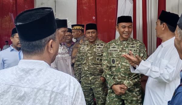 Hadir di Tengah Santri dan Masyarakat, Danrem 011/Lilawangsa Dorong Terciptanya Lingkungan Religius