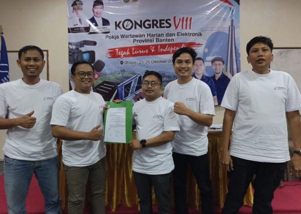Khaerul Anwar dan Muhammad Jejen Nahkodai Pokja Wartawan Banten Periode 2026-2029