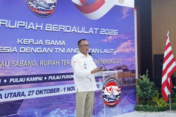 Ekspedisi Rupiah Berdaulat 2026, BI Sasar Pulau Terpencil di Sumut dan Aceh